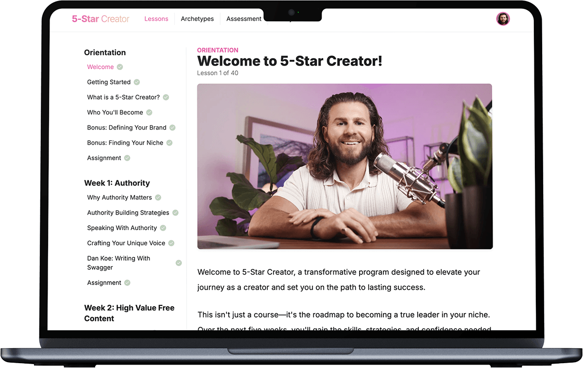 Take the Creator Archetype Assessment